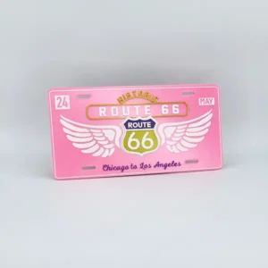 Matrícula Rosa Route 66